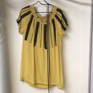 Anthropologie embroidered tunic